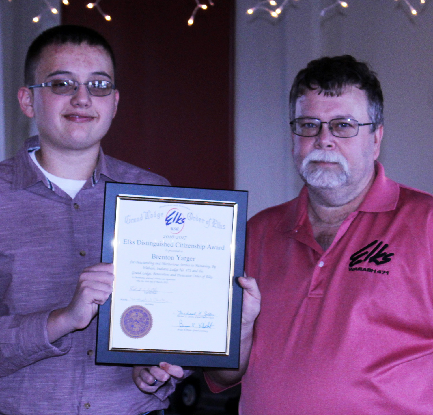 Your News Local | Wabash Elks Lodge Presents End-of-Year Awards