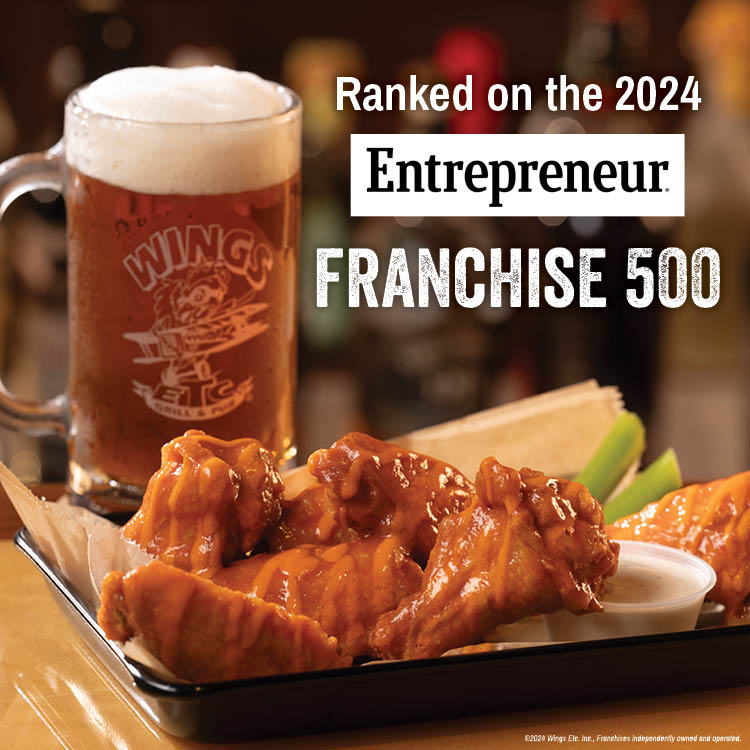 Your News Local Wings Etc. named among top franchises by Entrepreneur